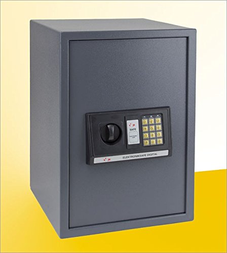Tresor - 65 Liter Möbeltresor mit digitalem Zahlenschloss und Schlüssel anthrazit von DS-Handel