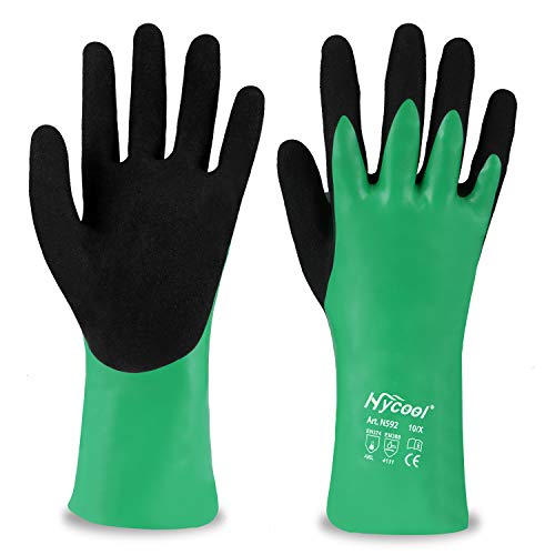 DS Safety Nitrilbeschichtung Chemikalienbeständige Handschuhe 1 Paar (L) von DS Safety
