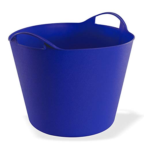 DS Multikorb - Universalkorb - Korb 25 Liter Schlag- und stoßfest - UV beständig - lebensmittelecht in Rot, Grün und Blau (Blau) von DS