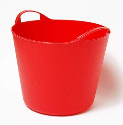DS Multikorb - Universalkorb - Korb 25 Liter Schlag- und stoßfest - UV beständig - lebensmittelecht in Rot, Grün und Blau (Rot) von DS