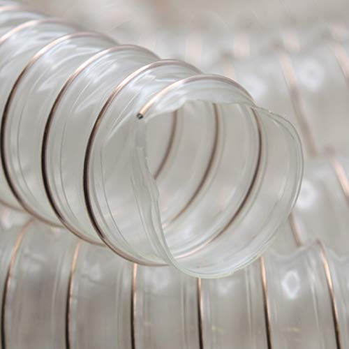 Absaugschlauch Absauganlage Spiralschlauch Flexschlauch transparent schwer entflammbar 0,4 mm - Ø40mm von DS24