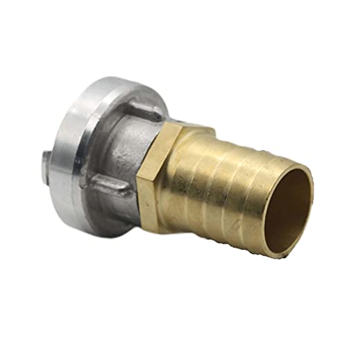 Storz A B D C Adapter Übergang Klick Schnellkupplung Reduktion IBC Kugelhahn (STORZ D -> Tülle Stutzen 32mm 1 1/4" Messing) von DS24