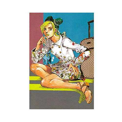 Anime JoJo's Bizarre Adventure Stone Ocean Jolyne Cujoh 2 Leinwand-Poster, Schlafzimmer, Dekoration, Sport, Landschaft, Büro, Raumdekoration, Geschenk, 40 x 60 cm, ohne Rahmen: Anime JoJo's Bizarre Adventure Stone Ocean Jolyne Cujoh 2 Leinwand-Poster, Schlafzimmer, Dekoration, Sport, Landschaft, Büro, Raumdekoration, Geschenk, 40 x 60 cm, ohne Rahmen: von DSADASD