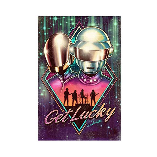 Daft Punk Leinwand Poster Schlafzimmer Dekor Sport Landschaft Büro Zimmer Dekor Geschenk 30 × 45 cm ohne Rahmen von DSADASD
