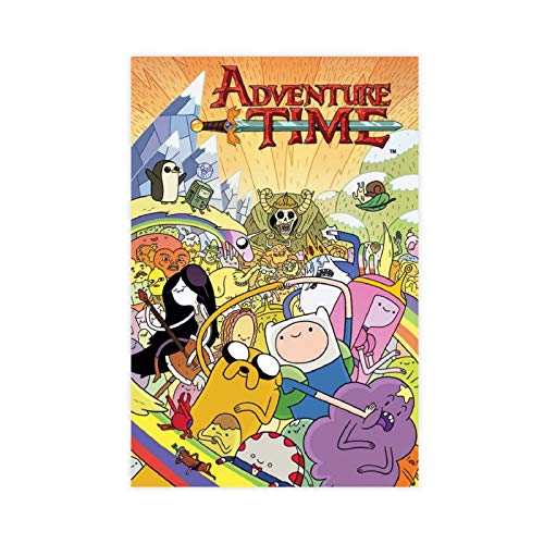 Leinwand-Poster, Anime Adventure Time 11, Wandkunst, Deko, Bild, Gemälde für Wohnzimmer, Schlafzimmer, Dekoration, 30 x 45 cm, ohne Rahmen Leinwand-Poster, Anime Adventure Time 11, Wandkunst, Deko, Bild, Gemälde für Wohnzimmer, Schlafzimmer, Dekoration, 30 x 45 cm, ohne Rahmen von DSADASD
