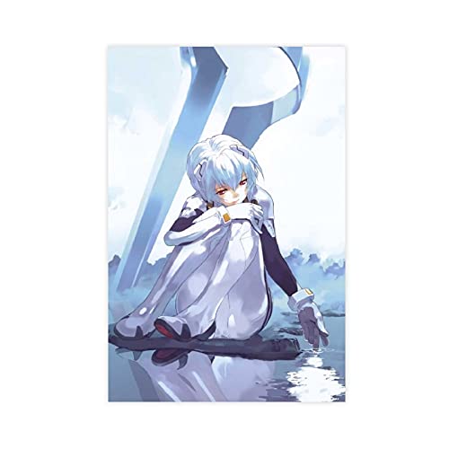 Neon Genesis Evangelion Ayanami Rei 8 Leinwand-Poster, Schlafzimmer, Dekoration, Sport, Landschaft, Büro, Raum-Dekoration, Geschenk, 60 x 90 cm von DSADASD