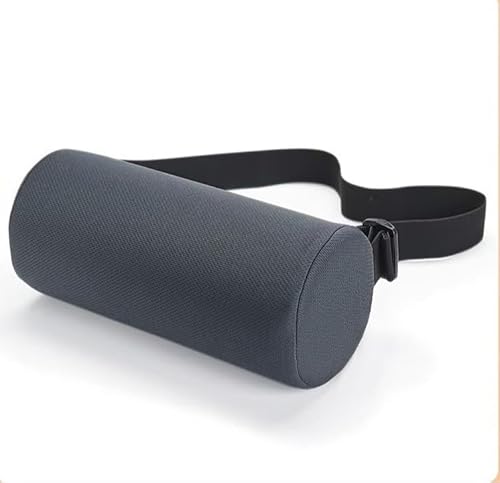DSAoTeng Lendenwirbelrolle – Ergonomisches Zylinderkissen aus Memory-Schaum mit verstellbarem Gurt, waschbarer Bezug zur Linderung von Rückenschmerzen und Haltungsunterstützung, Bürostuhl, Auto, Bett DSAoTeng Lendenwirbelrolle – Ergonomisches Zylinderkissen aus Memory-Schaum mit verstellbarem Gurt, waschbarer Bezug zur Linderung von Rückenschmerzen und Haltungsunterstützung, Bürostuhl, Auto, Bett von DSAoTeng