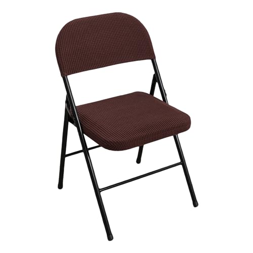 Klappbarer Esszimmerstuhl, Sitz- und Rückenbezug-Set, Stretch-Jacquard, einfarbig, staubdicht, elastisch, abnehmbar, waschbar, für Zuhause, Büro, Hotel, Konferenzen, Essen (Hellbraun, Einheitsgröße) Klappbarer Esszimmerstuhl, Sitz- und Rückenbezug-Set, Stretch-Jacquard, einfarbig, staubdicht, elastisch, abnehmbar, waschbar, für Zuhause, Büro, Hotel, Konferenzen, Essen (Hellbraun, Einheitsgröße) von DSAoTeng