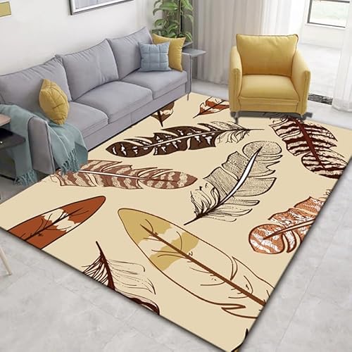 Teppich mit Pflanzen und Blumen, moderner botanischer Blumen-Teppich, weicher Kristallsamt, rechteckig, waschbar, rutschfest, Akzentmatte für Wohnzimmer, Schlafzimmer, Nachttisch, Küche, Büro Teppich mit Pflanzen und Blumen, moderner botanischer Blumen-Teppich, weicher Kristallsamt, rechteckig, waschbar, rutschfest, Akzentmatte für Wohnzimmer, Schlafzimmer, Nachttisch, Küche, Büro von DSAoTeng