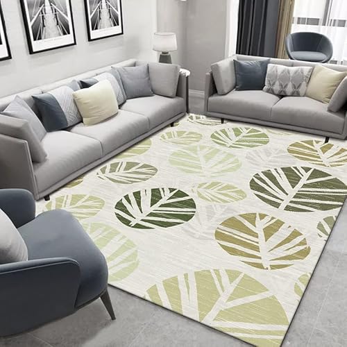 Teppich mit Pflanzen und Blumen, moderner botanischer Blumen-Teppich, weicher Kristallsamt, rechteckig, waschbar, rutschfest, Akzentmatte für Wohnzimmer, Schlafzimmer, Nachttisch, Küche, Büro Teppich mit Pflanzen und Blumen, moderner botanischer Blumen-Teppich, weicher Kristallsamt, rechteckig, waschbar, rutschfest, Akzentmatte für Wohnzimmer, Schlafzimmer, Nachttisch, Küche, Büro von DSAoTeng