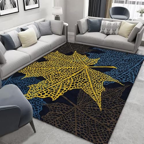 Teppich mit Pflanzen und Blumen, moderner botanischer Blumen-Teppich, weicher Kristallsamt, rechteckig, waschbar, rutschfest, Akzentmatte für Wohnzimmer, Schlafzimmer, Nachttisch, Küche, Büro Teppich mit Pflanzen und Blumen, moderner botanischer Blumen-Teppich, weicher Kristallsamt, rechteckig, waschbar, rutschfest, Akzentmatte für Wohnzimmer, Schlafzimmer, Nachttisch, Küche, Büro von DSAoTeng