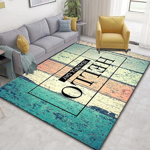 Teppich mit Pflanzen und Blumen, moderner botanischer Blumen-Teppich, weicher Kristallsamt, rechteckig, waschbar, rutschfest, Akzentmatte für Wohnzimmer, Schlafzimmer, Nachttisch, Küche, Büro Teppich mit Pflanzen und Blumen, moderner botanischer Blumen-Teppich, weicher Kristallsamt, rechteckig, waschbar, rutschfest, Akzentmatte für Wohnzimmer, Schlafzimmer, Nachttisch, Küche, Büro von DSAoTeng