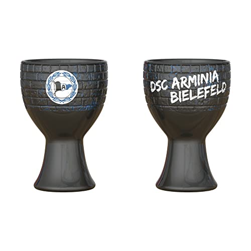 DSC ARMINIA BIELEFELD Eierbecher Mauer 2er Set ** Logo ** schwarz Blaue Eierbecher in Mauer-Optik 2er Set Maße: ca. 7,5 cm hoch Material: Keramik spülmaschinenfest und mikrowellengeeignet von DSC ARMINIA BIELEFELD