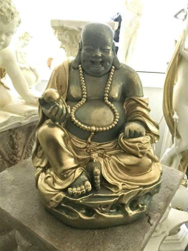DSC Buddha Figur lachender Dicker Happy Buddha XL antik Designe Glück Feng Shui DSC Buddha Figur lachender Dicker Happy Buddha XL antik Designe Glück Feng Shui von DSC