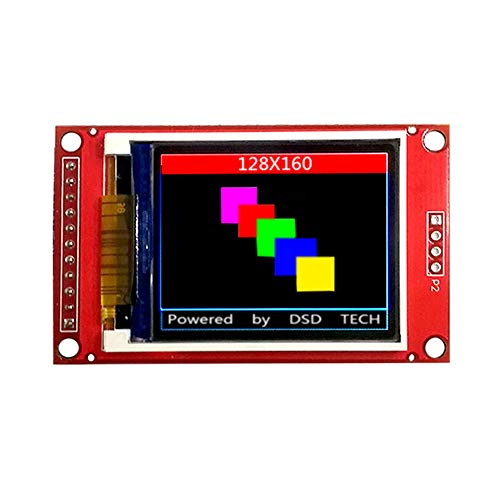 DSD TECH 1,8-Zoll TFT LCD Display Modul mit SPI-Schnittstelle für Arduino und MCU DSD TECH 1,8-Zoll TFT LCD Display Modul mit SPI-Schnittstelle für Arduino und MCU von DSD TECH