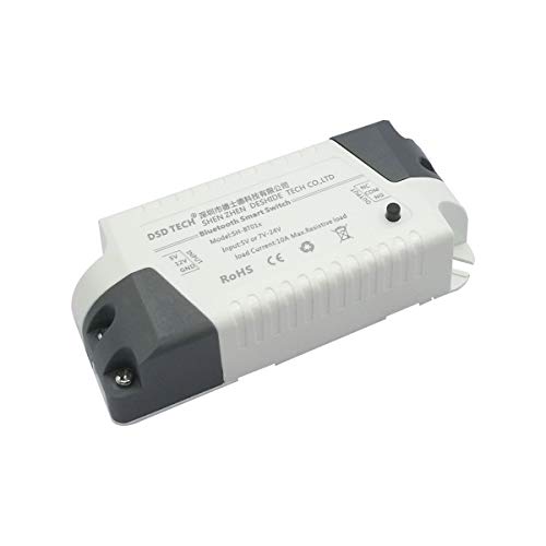 DSD TECH SH-BT01C Bluetooth-Relais V2 unterstützt Timer und Sicherheitscode für iOS und Android von DSD TECH