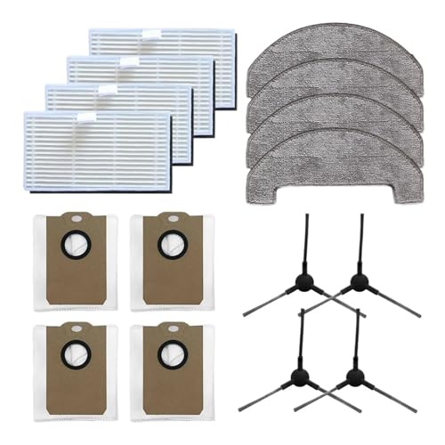 DSDBDNN 1 Satz Filter, Mopptuch, Staubbeutel, Seitenbürste, kompatibel mit MONSGA MS1 MAX Roboter-Staubsauger, Heimwerker-Reinigungswerkzeug-Set DSDBDNN 1 Satz Filter, Mopptuch, Staubbeutel, Seitenbürste, kompatibel mit MONSGA MS1 MAX Roboter-Staubsauger, Heimwerker-Reinigungswerkzeug-Set von DSDBDNN