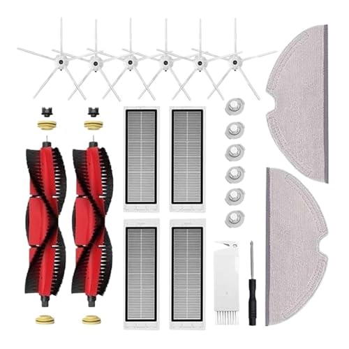 DSDBDNN 1 Set Hauptseitenbürste Hepa-Filter Moppteile Kompatibel mit Xiaomi S5 S502-00 S502-02 S5 Max S6 S6 Maxv S6 Pure E4 Roboterstaubsauger DSDBDNN 1 Set Hauptseitenbürste Hepa-Filter Moppteile Kompatibel mit Xiaomi S5 S502-00 S502-02 S5 Max S6 S6 Maxv S6 Pure E4 Roboterstaubsauger von DSDBDNN