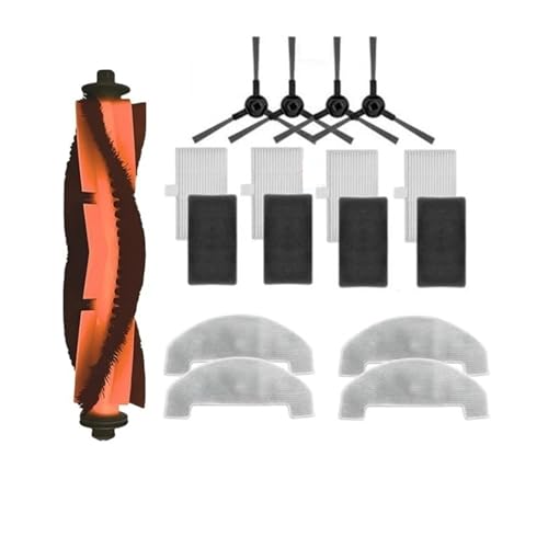 DSDBDNN Ersatzteil Kompatibel Mit Mova E10/E20 Plus Staubsauger Zubehör Haupt Seite Bürste HEPA-Filter Wisch Pad von DSDBDNN