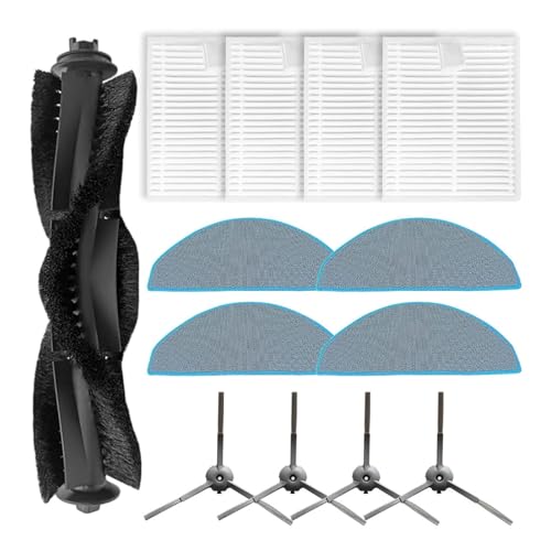 DSDBDNN Hauptseitenbürstenfilter-Mopptuch-Set, kompatibel mit V20 / Vyzzle D10 / Laresar L10 / Lydsto R1D Edge Staubsauger(A) von DSDBDNN