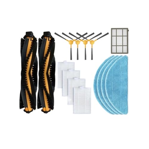 DSDBDNN Kompatibel mit Aspirador Robot Qilive Q.5147 Hauptrollenbürste Seitenbürste HEPA-Filter Mopptücher Vorfilter Staubsauger-Ersatzteile DSDBDNN Kompatibel mit Aspirador Robot Qilive Q.5147 Hauptrollenbürste Seitenbürste HEPA-Filter Mopptücher Vorfilter Staubsauger-Ersatzteile von DSDBDNN