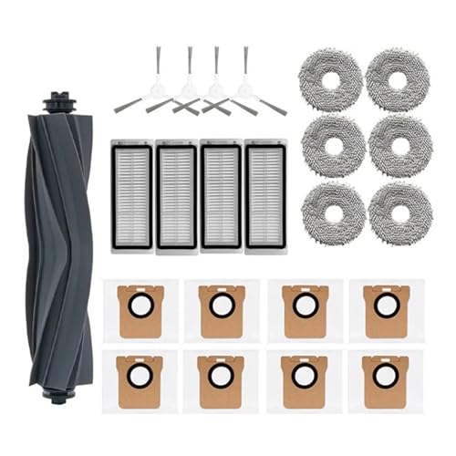 DSDBDNN Kompatibel mit Bot L20 Ultra / X20 Pro Hauptseitenbürste Hepa-Filter Mopp Staubbeutel Roboter-Staubsaugerteile DSDBDNN Kompatibel mit Bot L20 Ultra / X20 Pro Hauptseitenbürste Hepa-Filter Mopp Staubbeutel Roboter-Staubsaugerteile von DSDBDNN