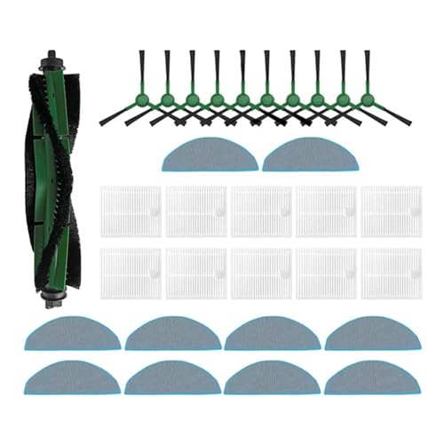 DSDBDNN Kompatibel mit Combo Essential, Vac Essential Parts Hauptwalze Seitenbürste Hepa-Filter Mopptuch Zubehör DSDBDNN Kompatibel mit Combo Essential, Vac Essential Parts Hauptwalze Seitenbürste Hepa-Filter Mopptuch Zubehör von DSDBDNN