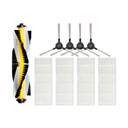 DSDBDNN Kompatibel mit Redmond RV-R500, Eziclean Power Animal Roboter-Staubsauger, Ersatzteile, Hauptseitenbürste, Hepa-Filter DSDBDNN Kompatibel mit Redmond RV-R500, Eziclean Power Animal Roboter-Staubsauger, Ersatzteile, Hauptseitenbürste, Hepa-Filter von DSDBDNN