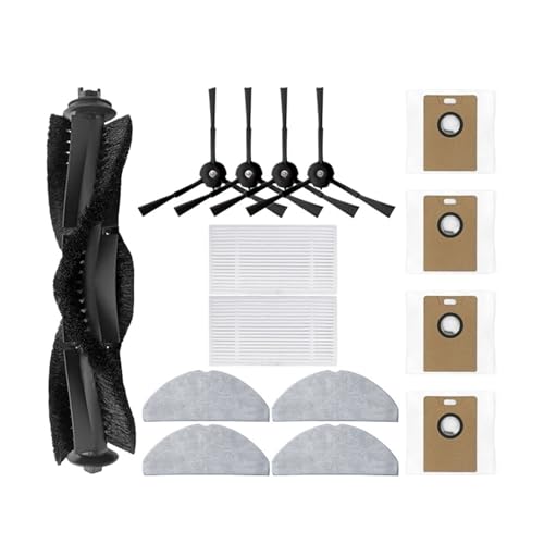 DSDBDNN Kompatibel mit TP-Link Tapo RV20 Max Plus/RV20 Max/RV30 Max Plus/RV30 Max Roboter-Staubsaugerzubehör, Rollen-Seitenbürstenfilter, Mopp-Staub von DSDBDNN