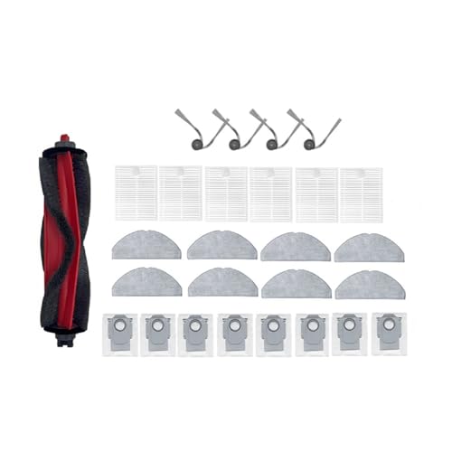 DSDBDNN Zubehörset kompatibel mit Deebot X89 Omni Roboterstaubsauger, Hauptseitenbürste, Hepa-Filter, Wischtuch, Staubbeutel von DSDBDNN