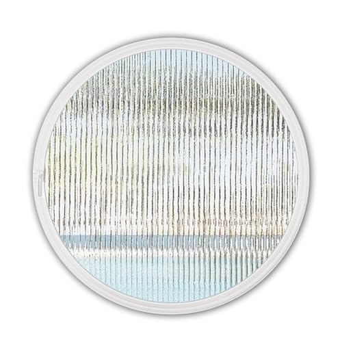 360° Hotel Metall Runde Gehärtetes Glas Fenster, Modern drehbar Lüftung RundFenster Mit Griff, Haus Beleuchtung Fenster, Gewerbe drehbar Dekorativ Fenster. von DSEWTEZXI