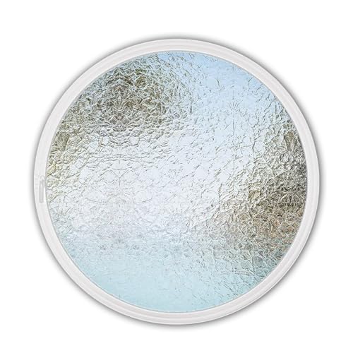 360° Hotel Metall Runde Gehärtetes Glas Fenster, Modern drehbar Lüftung RundFenster Mit Griff, Haus Beleuchtung Fenster, Gewerbe drehbar Dekorativ Fenster. von DSEWTEZXI