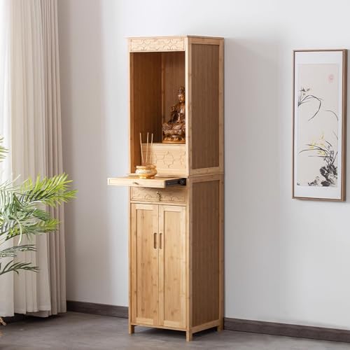 Meditationsaltartisch im Retro-Stil for Kirchen mit Schrank, Heimdeko-Schrein mit Schubladen, Buddha-Tempel-Altar mit Schrank, for Kerzen, Räuchergefäße, Buddha-Statuen und Opfergaben. Meditationsaltartisch im Retro-Stil for Kirchen mit Schrank, Heimdeko-Schrein mit Schubladen, Buddha-Tempel-Altar mit Schrank, for Kerzen, Räuchergefäße, Buddha-Statuen und Opfergaben. von DSEWTEZXI