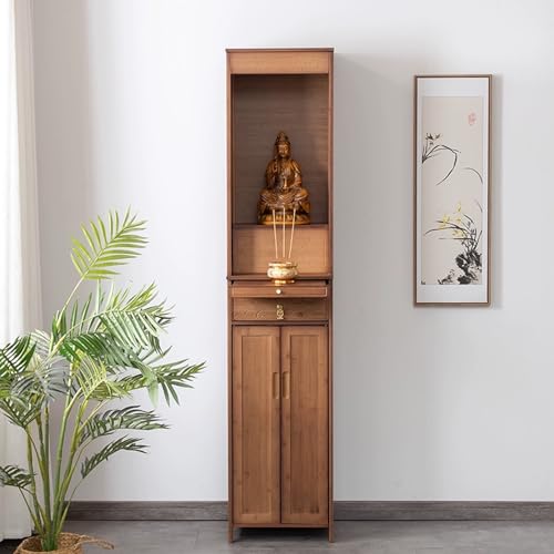 Meditationsaltartisch im Retro-Stil for Kirchen mit Schrank, Heimdeko-Schrein mit Schubladen, Buddha-Tempel-Altar mit Schrank, for Kerzen, Räuchergefäße, Buddha-Statuen und Opfergaben. Meditationsaltartisch im Retro-Stil for Kirchen mit Schrank, Heimdeko-Schrein mit Schubladen, Buddha-Tempel-Altar mit Schrank, for Kerzen, Räuchergefäße, Buddha-Statuen und Opfergaben. von DSEWTEZXI