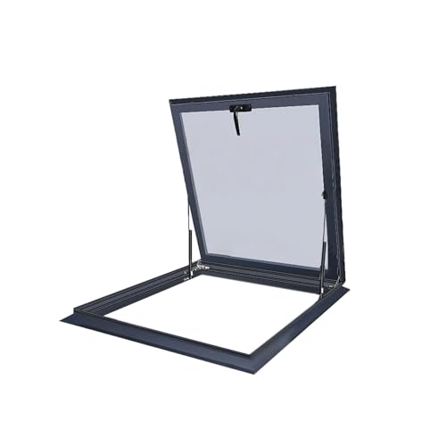 Regendicht Wintergärten Abluftöffnungen Dachfenster, Außenbereich Belüftung überdachenfenster mit Glas, Aluminiumlegierung Keller Beleuchtung Dachfenster, Gewerbe Dachausstiegsfenster. Regendicht Wintergärten Abluftöffnungen Dachfenster, Außenbereich Belüftung überdachenfenster mit Glas, Aluminiumlegierung Keller Beleuchtung Dachfenster, Gewerbe Dachausstiegsfenster. von DSEWTEZXI