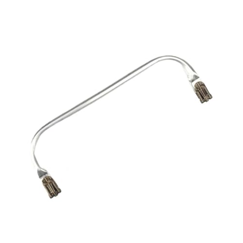 DSFDFDG 16–40 cm Metall-Geldbörsenrahmen, Aluminiumrohr, Taschengriff, Zubehör, Kupplungsteile(Silver End-16cm) von DSFDFDG