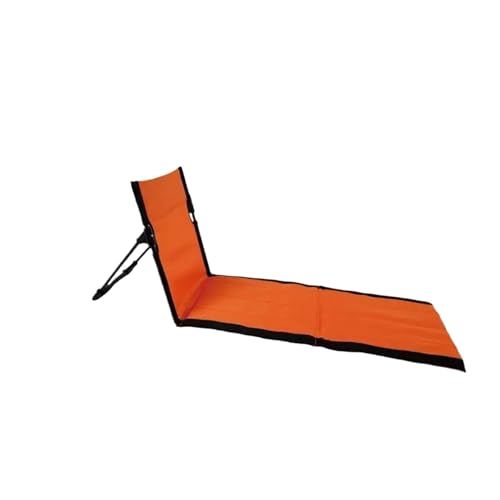 Klappbar Sitzmatte Mit RüCkenlehne Beaching Recliner Lounger Outdoor Camping Matte Stuhl Tragbare Klapp Strand Matte Mit Verstellbarer Rückenlehne Kopfstütze FüR Camping, Picknick, Trekking(Orange) Klappbar Sitzmatte Mit RüCkenlehne Beaching Recliner Lounger Outdoor Camping Matte Stuhl Tragbare Klapp Strand Matte Mit Verstellbarer Rückenlehne Kopfstütze FüR Camping, Picknick, Trekking(Orange) von DSFDFDG