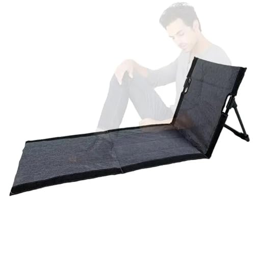 Klappbar Sitzmatte Mit RüCkenlehne Strandmatte Lounge Chair Gepolsterter Sitz Stuhlkissen Wasserdichtes Design Campingstühle Tragbar Stabil for Strand Pool Und Outdoor FüR Camping, Picknick, Trekking( von DSFDFDG