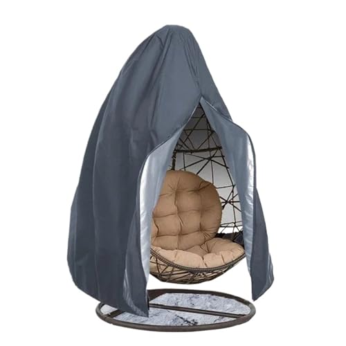 Stuhlabdeckung Hängestuhlabdeckung Wasserdichte Schutzabdeckung Hängend For Outdoor-Schaukelstuhl Hängend(Gray) von DSFDFDG