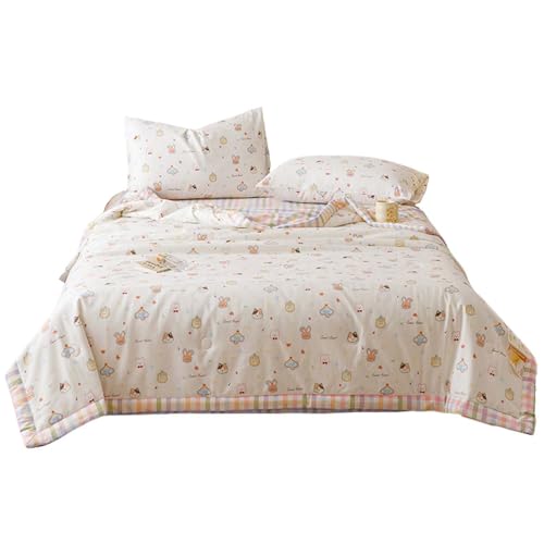 DSFHVBDD Leichte Sofadecke Für Sommer – Dünne Und Weiche Tagesdecke Aus Atmungsaktivem Material, Perfekte Sommerdecke Für Bett, Couch Oder Picknick, Auch Als Reisedecke Geeignet von DSFHVBDD