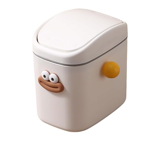 DSFHVBDD Mini Mülleimer mit Deckel Tischmülleimer Schreibtisch Mülleimer Abfalleimer Klein Mülltonne für Büro Küche Badezimmer Auto Schlafzimmer Tisch Abfallbehälter DSFHVBDD Mini Mülleimer mit Deckel Tischmülleimer Schreibtisch Mülleimer Abfalleimer Klein Mülltonne für Büro Küche Badezimmer Auto Schlafzimmer Tisch Abfallbehälter von DSFHVBDD