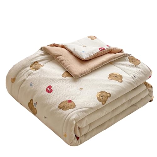 DSFHVBDD Sommerdecke Leicht Und Atmungsaktiv – Weiche Dünne Kuscheldecke Für Sofa, Bett Oder Reise, Sommerplaid Als Wohndecke Für Warme Nächte Und Klimatisierte Räume von DSFHVBDD