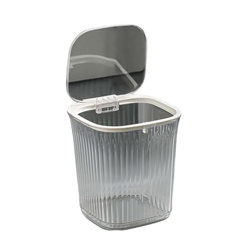 DSFHVBDD Transparenter Großer Mülleimer mit Deckel, Papierkorb für Wohnzimmer Schlafzimmer Büro Bad, Abfalleimer Mülltonne Abfallbehälter Papierkorb Stilvoll für Zuhause DSFHVBDD Transparenter Großer Mülleimer mit Deckel, Papierkorb für Wohnzimmer Schlafzimmer Büro Bad, Abfalleimer Mülltonne Abfallbehälter Papierkorb Stilvoll für Zuhause von DSFHVBDD