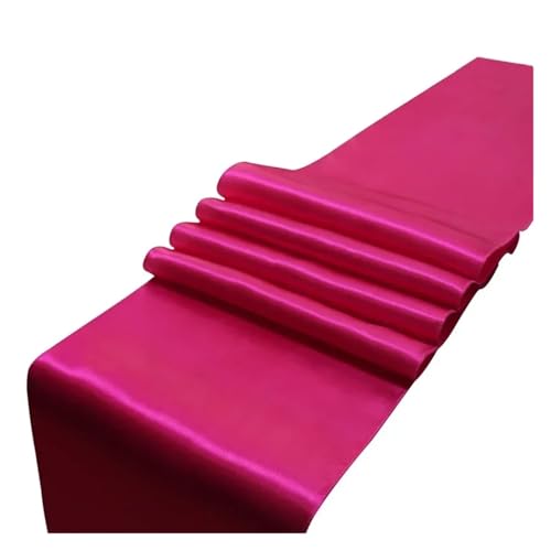 DSFIHJO Satin TischläUfer Bankett Satin Tischläufer Esstisch Tuch for Hochzeit, Party, Tischdecke Läufer Tischdecke Dekoration(Purple) von DSFIHJO