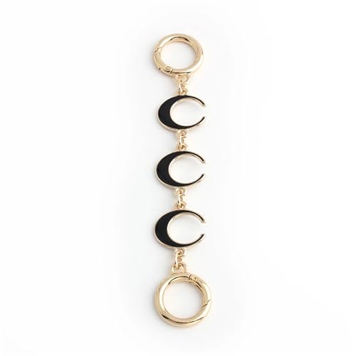 DSFIHJO taschenverlängerungskette Taschen-Verlängerungskette mit Türklopfer aus Legierungsfeder for Unterarmtaschen-Ersatzzubehör(Style1) von DSFIHJO