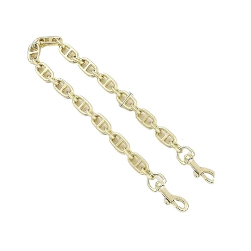 DSFIHJO taschenverlängerungskette Taschengurt Crossbody Schultergurt Handtaschenkette Gürtelgurte Taschenkette Zubehör(Light Gold,60cm) von DSFIHJO