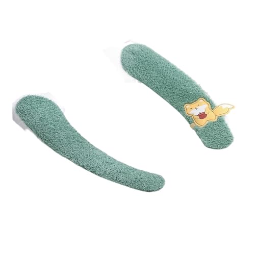 DSFIHJO toilettensitzbezug 2 Paar Toilettenkissen Haushaltstoilettenaufkleber Klebetyp Vier Jahreszeiten Universal-Wintertoilettenbezug(Green) von DSFIHJO