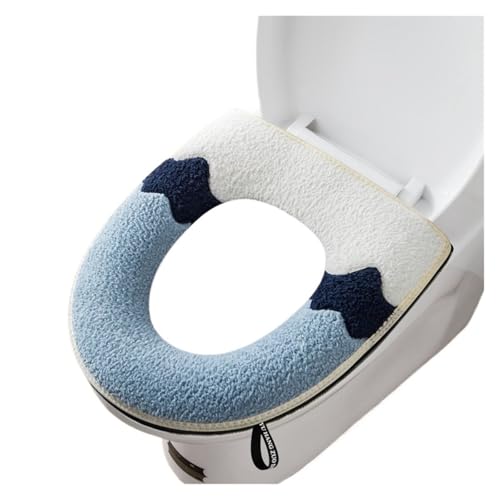 DSFIHJO toilettensitzbezug Toilettendeckel, Plüsch-Sitzbezug-Modelle, wasserdicht, Universalmodell, Toilettenring, waschbar, mit Reißverschluss, Badezimmermatte, dekorativer Toilettensitz(Color-20) von DSFIHJO