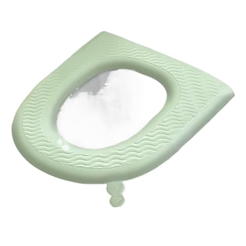 DSFIHJO toilettensitzbezug Toilettendeckel Badezimmerwärmer Toilettensitz Eva wasserdicht Toilettensitzbezug Pad abnehmbare Toilettensitzauflage Haushalt(Green) von DSFIHJO
