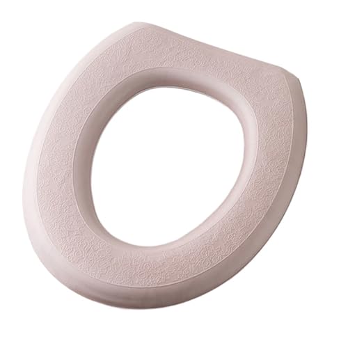 DSFIHJO toilettensitzbezug Waschbarer Aufkleber-Schaum-Toilettendeckel, wasserdichter Badezimmer-Toilettensitz, wiederverwendbares Silikon, Vier Jahreszeiten, Haushalts-Toilettenzubehör(Sakura pink) von DSFIHJO